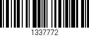 Código de barras (EAN, GTIN, SKU, ISBN): '1337772'