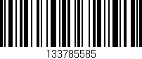 Código de barras (EAN, GTIN, SKU, ISBN): '133785585'