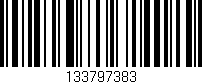 Código de barras (EAN, GTIN, SKU, ISBN): '133797383'