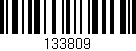 Código de barras (EAN, GTIN, SKU, ISBN): '133809'