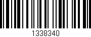Código de barras (EAN, GTIN, SKU, ISBN): '1338340'