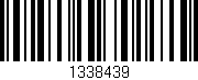 Código de barras (EAN, GTIN, SKU, ISBN): '1338439'