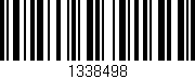 Código de barras (EAN, GTIN, SKU, ISBN): '1338498'