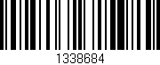 Código de barras (EAN, GTIN, SKU, ISBN): '1338684'