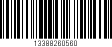 Código de barras (EAN, GTIN, SKU, ISBN): '13388260560'