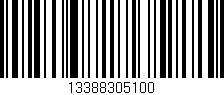 Código de barras (EAN, GTIN, SKU, ISBN): '13388305100'