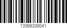 Código de barras (EAN, GTIN, SKU, ISBN): '13388330041'