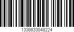 Código de barras (EAN, GTIN, SKU, ISBN): '1338833049224'