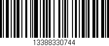 Código de barras (EAN, GTIN, SKU, ISBN): '13388330744'