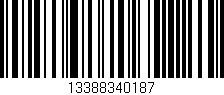 Código de barras (EAN, GTIN, SKU, ISBN): '13388340187'