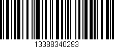 Código de barras (EAN, GTIN, SKU, ISBN): '13388340293'