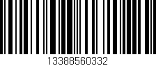 Código de barras (EAN, GTIN, SKU, ISBN): '13388560332'