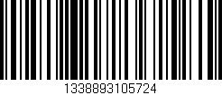 Código de barras (EAN, GTIN, SKU, ISBN): '1338893105724'