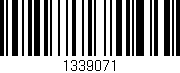Código de barras (EAN, GTIN, SKU, ISBN): '1339071'