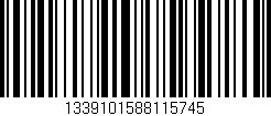 Código de barras (EAN, GTIN, SKU, ISBN): '1339101588115745'