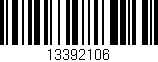 Código de barras (EAN, GTIN, SKU, ISBN): '13392106'