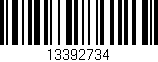 Código de barras (EAN, GTIN, SKU, ISBN): '13392734'