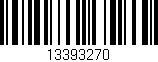 Código de barras (EAN, GTIN, SKU, ISBN): '13393270'