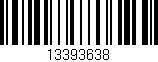 Código de barras (EAN, GTIN, SKU, ISBN): '13393638'