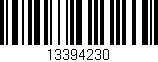 Código de barras (EAN, GTIN, SKU, ISBN): '13394230'