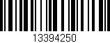 Código de barras (EAN, GTIN, SKU, ISBN): '13394250'