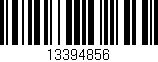 Código de barras (EAN, GTIN, SKU, ISBN): '13394856'