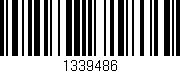 Código de barras (EAN, GTIN, SKU, ISBN): '1339486'