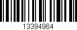 Código de barras (EAN, GTIN, SKU, ISBN): '13394964'