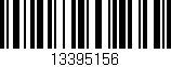 Código de barras (EAN, GTIN, SKU, ISBN): '13395156'