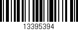Código de barras (EAN, GTIN, SKU, ISBN): '13395394'