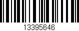 Código de barras (EAN, GTIN, SKU, ISBN): '13395646'