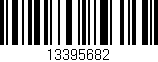 Código de barras (EAN, GTIN, SKU, ISBN): '13395682'