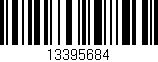 Código de barras (EAN, GTIN, SKU, ISBN): '13395684'