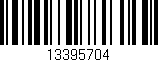 Código de barras (EAN, GTIN, SKU, ISBN): '13395704'