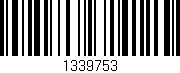 Código de barras (EAN, GTIN, SKU, ISBN): '1339753'