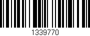 Código de barras (EAN, GTIN, SKU, ISBN): '1339770'