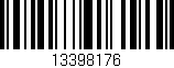 Código de barras (EAN, GTIN, SKU, ISBN): '13398176'