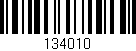 Código de barras (EAN, GTIN, SKU, ISBN): '134010'