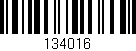 Código de barras (EAN, GTIN, SKU, ISBN): '134016'