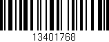 Código de barras (EAN, GTIN, SKU, ISBN): '13401768'