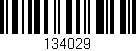 Código de barras (EAN, GTIN, SKU, ISBN): '134029'
