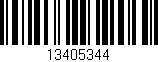 Código de barras (EAN, GTIN, SKU, ISBN): '13405344'