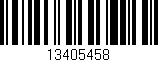 Código de barras (EAN, GTIN, SKU, ISBN): '13405458'