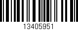 Código de barras (EAN, GTIN, SKU, ISBN): '13405951'