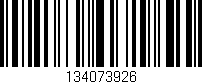 Código de barras (EAN, GTIN, SKU, ISBN): '134073926'