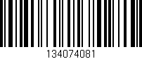 Código de barras (EAN, GTIN, SKU, ISBN): '134074081'