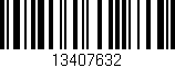 Código de barras (EAN, GTIN, SKU, ISBN): '13407632'