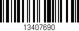 Código de barras (EAN, GTIN, SKU, ISBN): '13407690'
