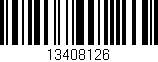 Código de barras (EAN, GTIN, SKU, ISBN): '13408126'