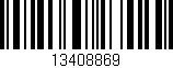 Código de barras (EAN, GTIN, SKU, ISBN): '13408869'